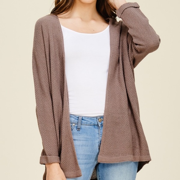 NWT Mocha Lightweight Cardigan - Picture 7 of 7